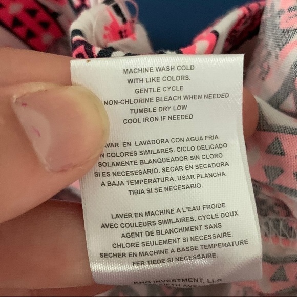 Juicy Couture Hot Pink Tribal Print Joggers Size 6 - Picture 4 of 4